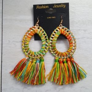 Fashion Jewelry Jewelry - 3/$10 Beautiful Multi-Color Fringe Boho Earrings Fashion Jewelry Jewelry - 3/$10 Beautiful Multi-Color Fringe Boho Earrings